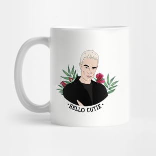 Spike Buffy Floral Valentines Mug